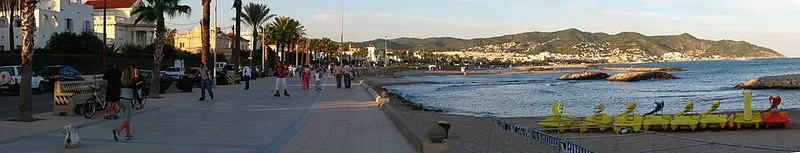 Playa de Terramar en Sitges