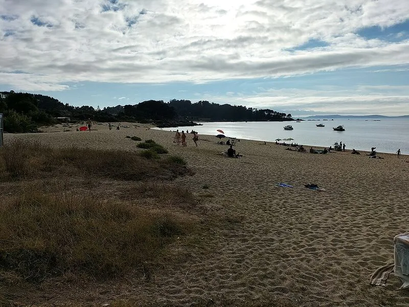 Playa de Tulla en Bueu