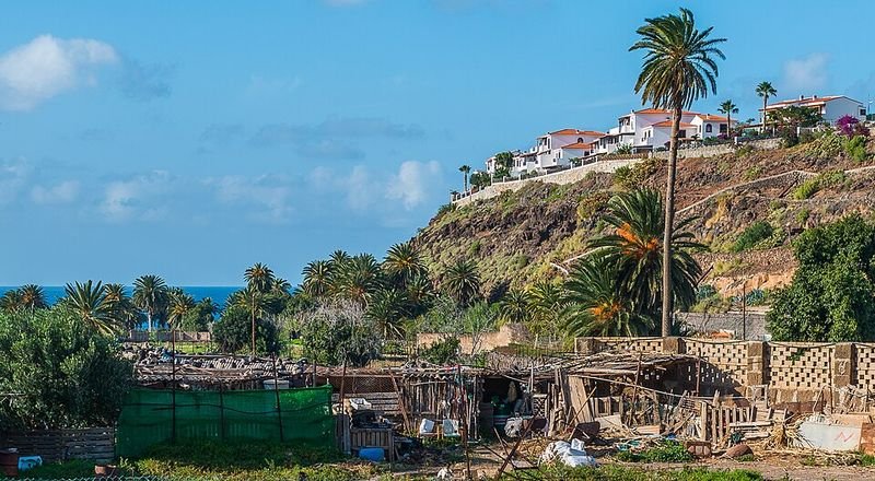 Playa Turman en Agaete, Las Palmas
