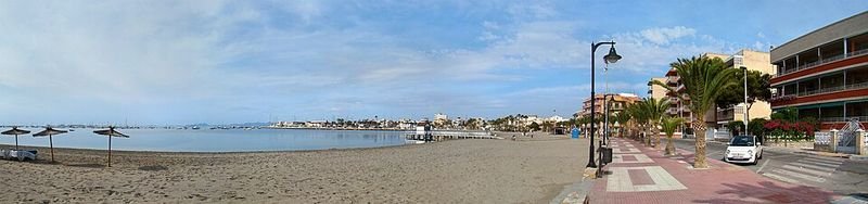 Playa Villananitos en San Pedro del Pinatar