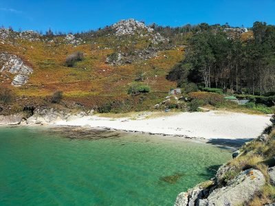 Playa de A Barda en Ponteceso