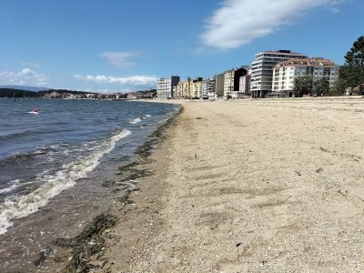 Playa de A Concha en Vilagarcía de Arousa