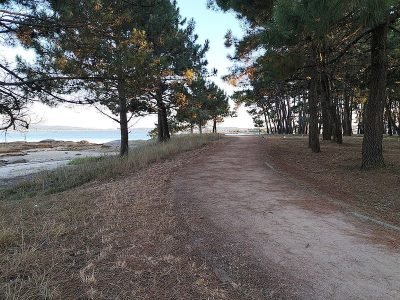 Playa de A Cruz en A Illa de Arousa