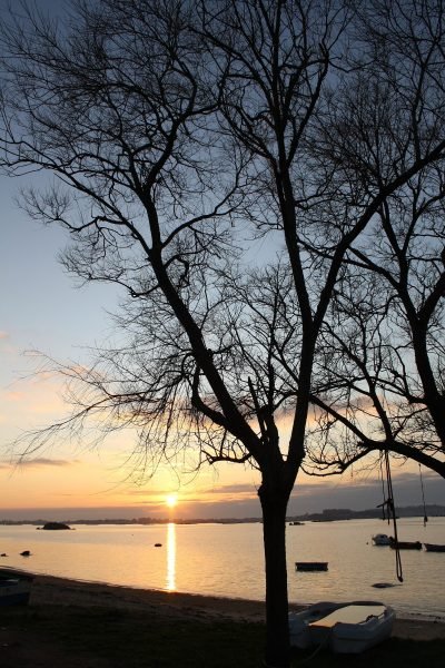 Playa de A Igrexa en Vilanova de Arousa