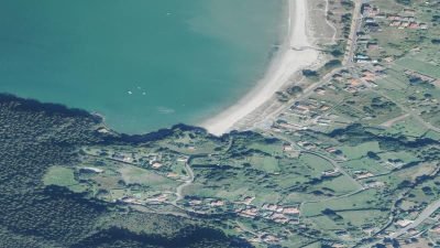 Vista aérea de A Magdalena, Cedeira