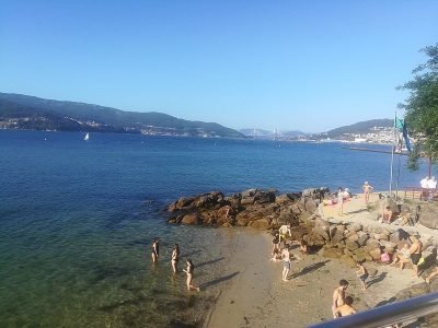 Playa de A Punta en Vigo