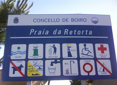 Playa de A Retorta en Boiro