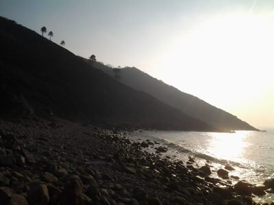 Playa de Agiti en Donostia/San Sebastián