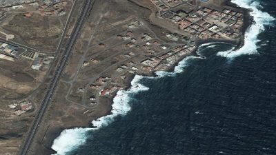 Vista aérea de Aguadulce, Arico
