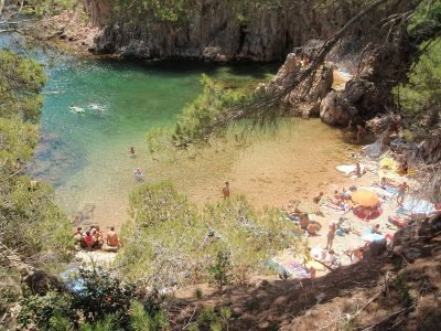 Playa de Aigua Xelida en Palafrugell