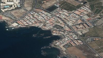 Vista aérea de Alcalá, Guía de Isora