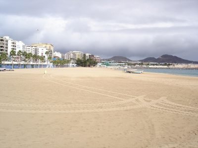 Playa de Alcavaneras en Las Palmas de Gran Canaria