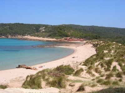 Playa de Algaiarens en Ciutadella de Menorca