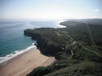 Playa de Andrín en Llanes