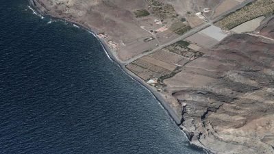 Vista aérea de Aneas, La Aldea de San Nicolás