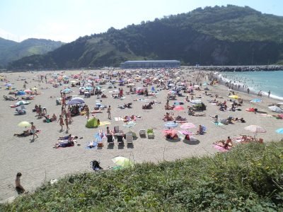 Playa de Antilla en Orio