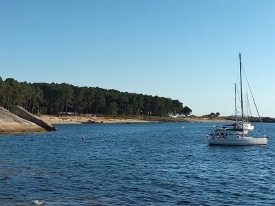 Playa de Area da Secada en A Illa de Arousa