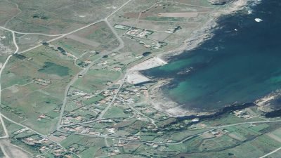 Vista aérea de Area Pequeña, Arteixo
