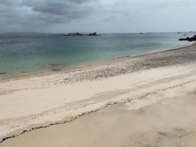 Playa de Área Secada en Ribeira