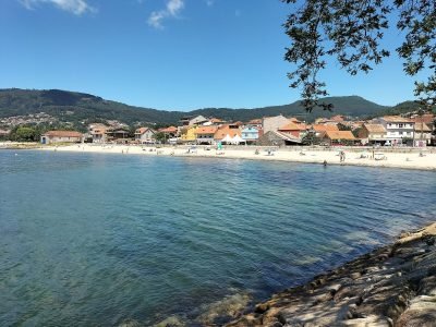 Playa de Arnaldo en Moaña