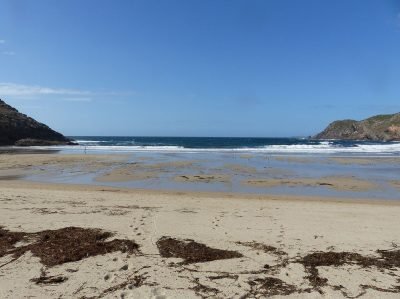 Playa de Arnela en Fisterra