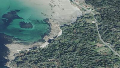 Vista aérea de Arruso, Muros