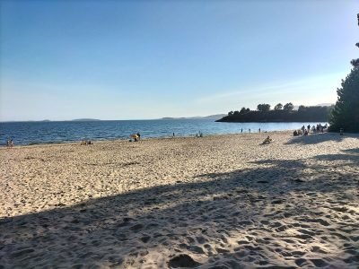 Playa de As Cunchas en Rianxo