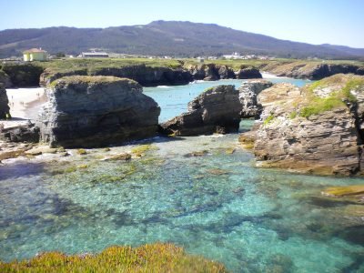 Playa de As Illas en Ribadeo