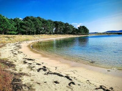 Playa de As Margaritas en A Illa de Arousa