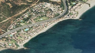 Vista aérea de Bahía Dorada, Estepona