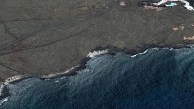 Vista aérea de Baja Piquiento, Haría