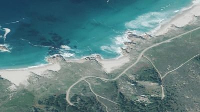 Vista aérea de Balea, Camariñas