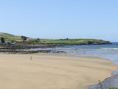 Playa de Bañugues en Gozón
