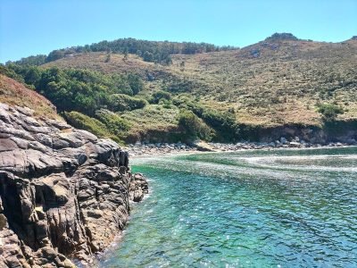 Playa de Barda Pequeña en Ponteceso
