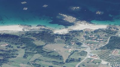 Vista aérea de Barreiriño, O Grove