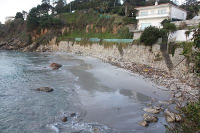 Playa de Barreiros en Sanxenxo