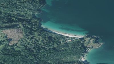 Vista aérea de Barreiros, Muxía