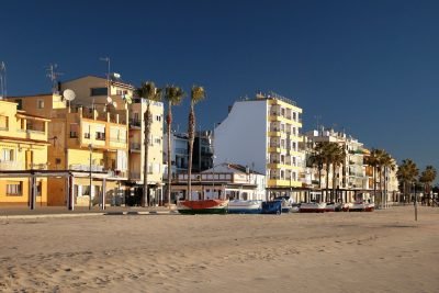 Playa de Barrio Marítimo en Torredembarra