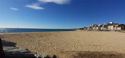Playa de Bellamar en Premià de Mar