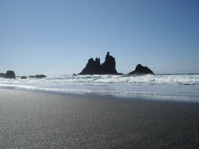 Playa de Benijo en Santa Cruz de Tenerife