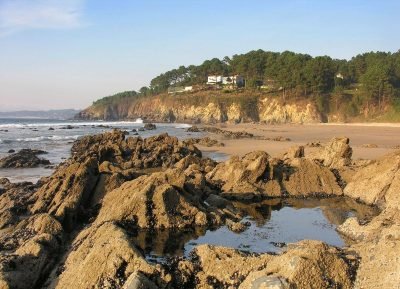 Playa de Ber en Pontedeume
