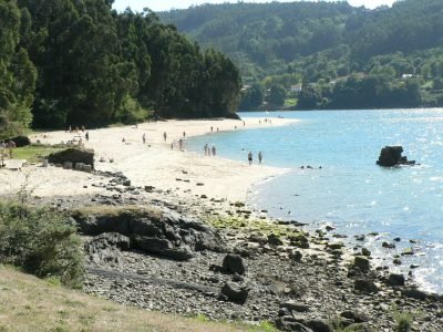 Playa de Bestarruza en Mugardos