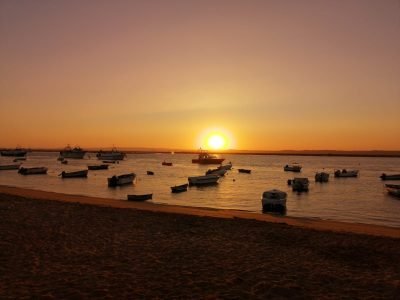 Playa de Bonanza en Sanlúcar de Barrameda