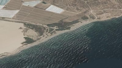 Vista aérea de Cabezo de la Pelea, Mazarrón