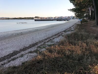 Playa de Cabodeiro en A Illa de Arousa