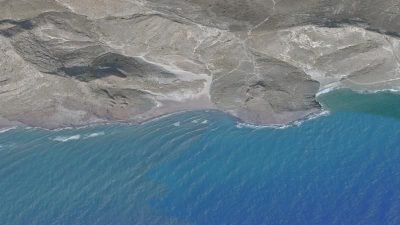 Vista aérea de Cala Chica, Níjar
