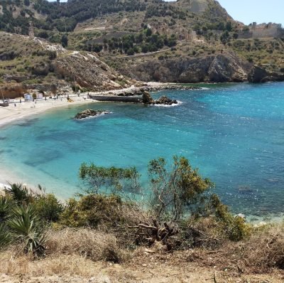 Cala Cortina en Cartagena