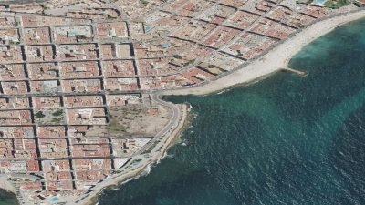 Vista aérea de Cala del Palangre, Torrevieja
