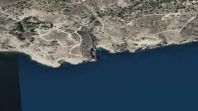 Vista aérea de Cala Fonda, Villajoyosa/La Vila Joiosa