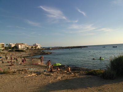 Cala Galiota en Ses Salines